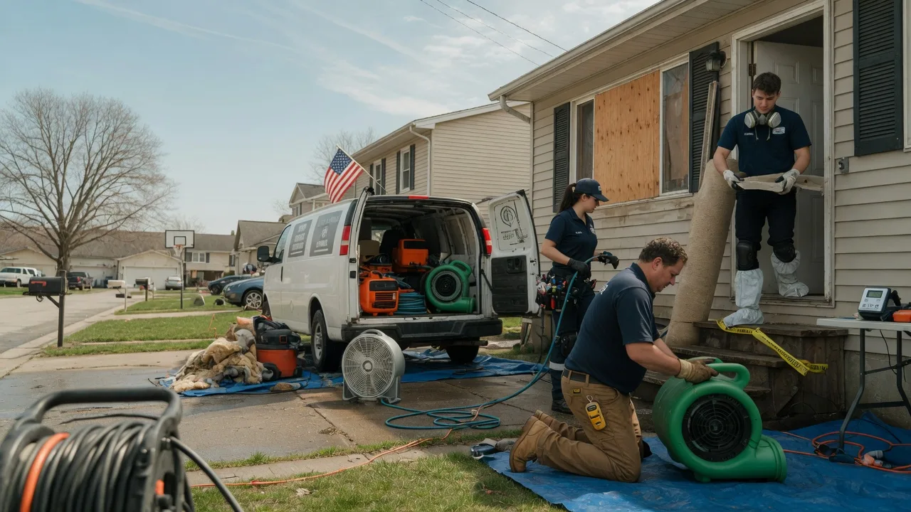Water Damage Restoration in Paris, IL near me